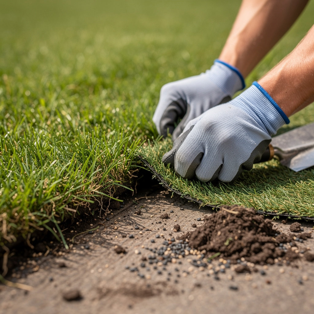 ProClass Lawn & Landscaping LLC professional artificial turf installation in Tamarac, FL